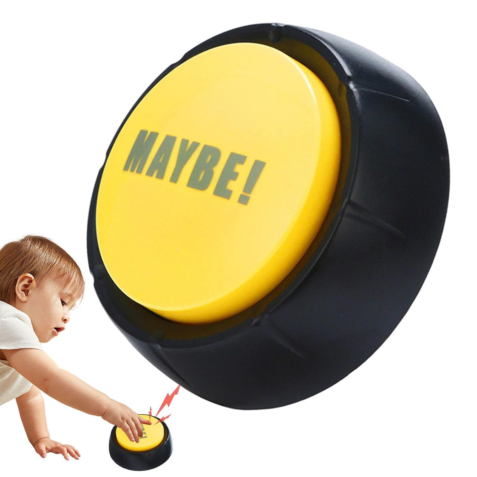 Game Buzzer Button - Talking Buttons For Communication | Funny Prank Toy With Squeezing To Produce Music For Communication, Louder And Clearer Joy Buzzer For College Dorms Crying Laughing