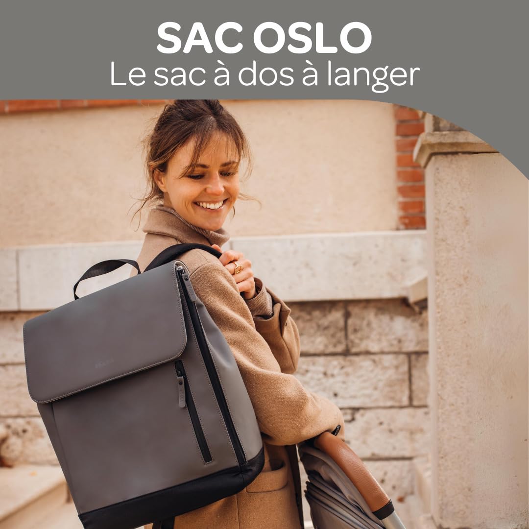 Sac à langer Oslo Gris Mineral