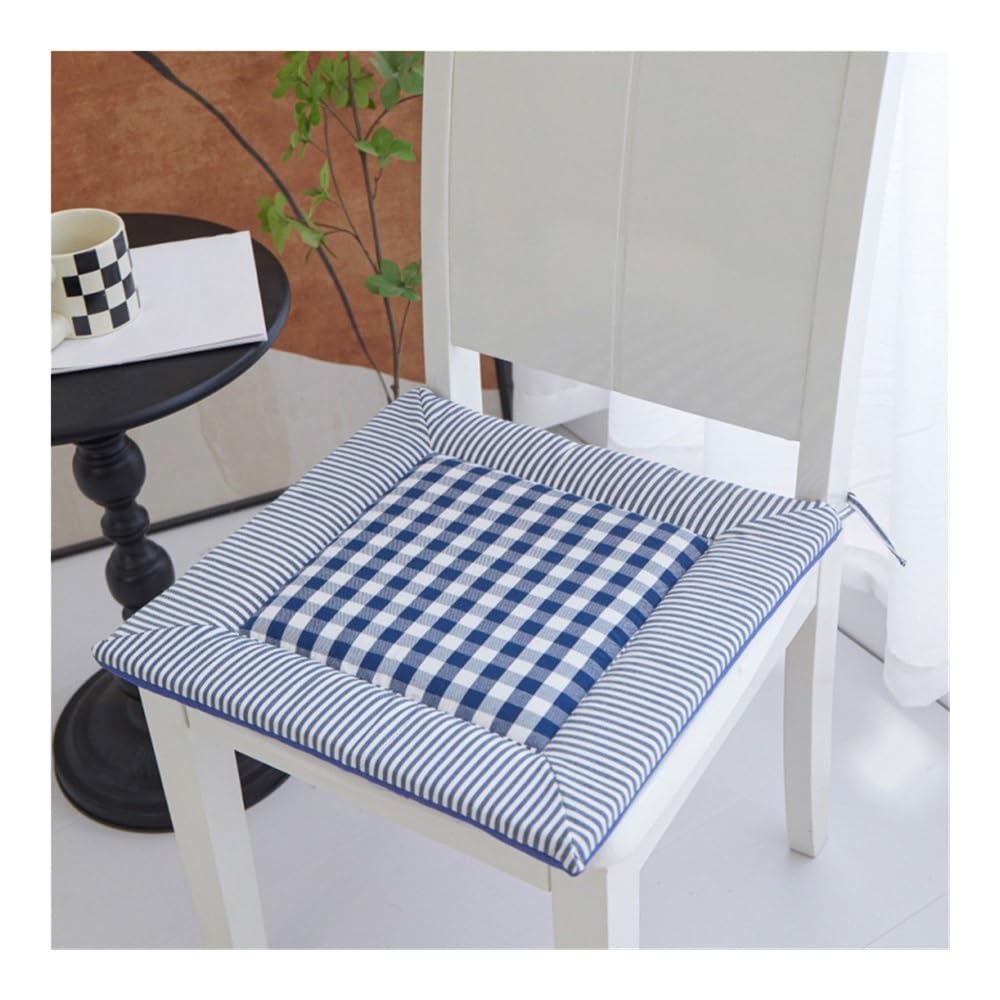 Cojines de silla con lazos fundas de asiento decorativas de lino y algodón para oficina