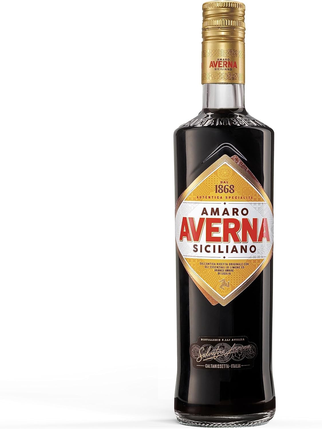 Averna Amaro Siciliano, 29% Vol., 70cl, Liquore Italiano, Confezione da 6 Bottiglie
