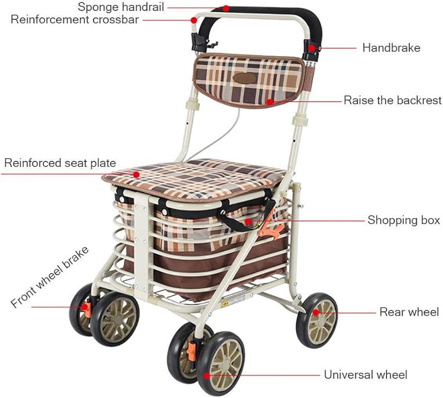 Rollat​​or Walker モビリティ ウォーキングエイド 大人用