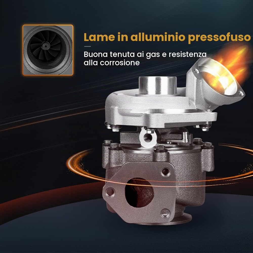 maXpeedingrods Turbocompressore 49135-05671 TF035 per Bmw 320d 120d E90 E91 2.0D 163HP Turbocharger 49135-05620 + guarnizione Turbo 7795498 7795499