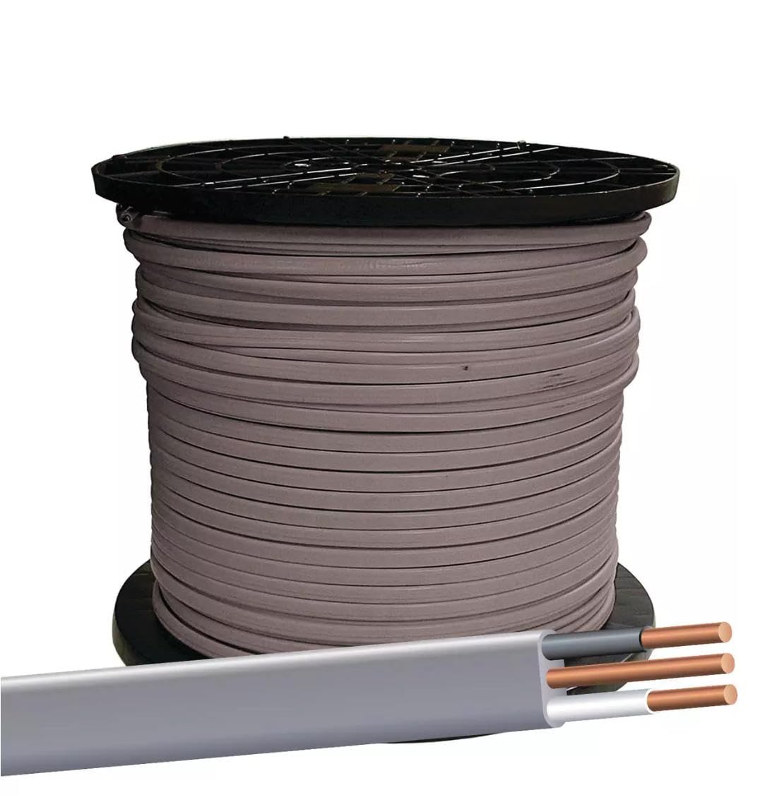SOUTHWIRE COMPANY LL 13055972 - Filo da costruzione, 12 Ga, 2 conduttori, 20 A, 600 V, 90 gradi, 400 ', grigio