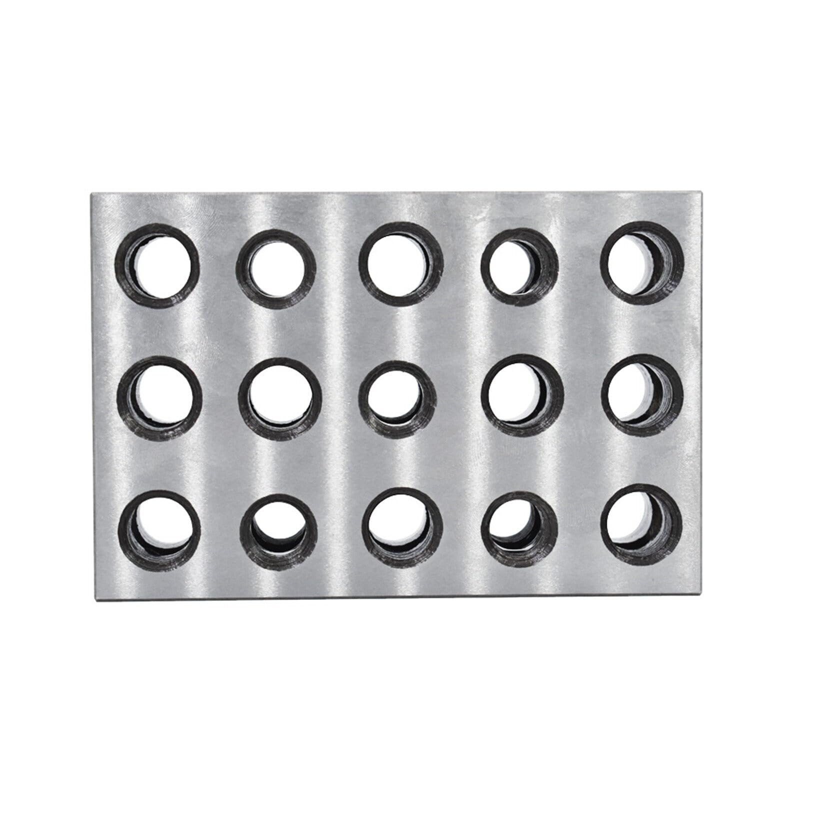 Machinist Blocks Precision Parallel Block Set - 2x4x6 Inch With 23 Holes  For Milling Machine Work Machinist Parallel Blocks