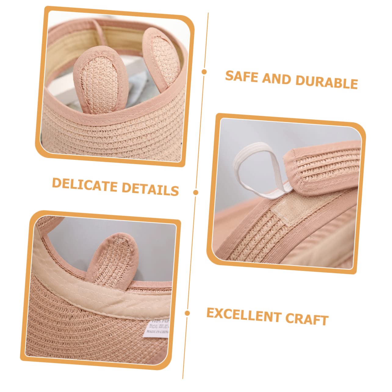 Beaupretty Sombrero De Copa Vacío Sombreros De Playa para Mujer Sombrero De ala Plegable Sombrero De Sol UV para Pequeños Sombrero De Sol para Pequeños Sombrero De Visera Sombrero para