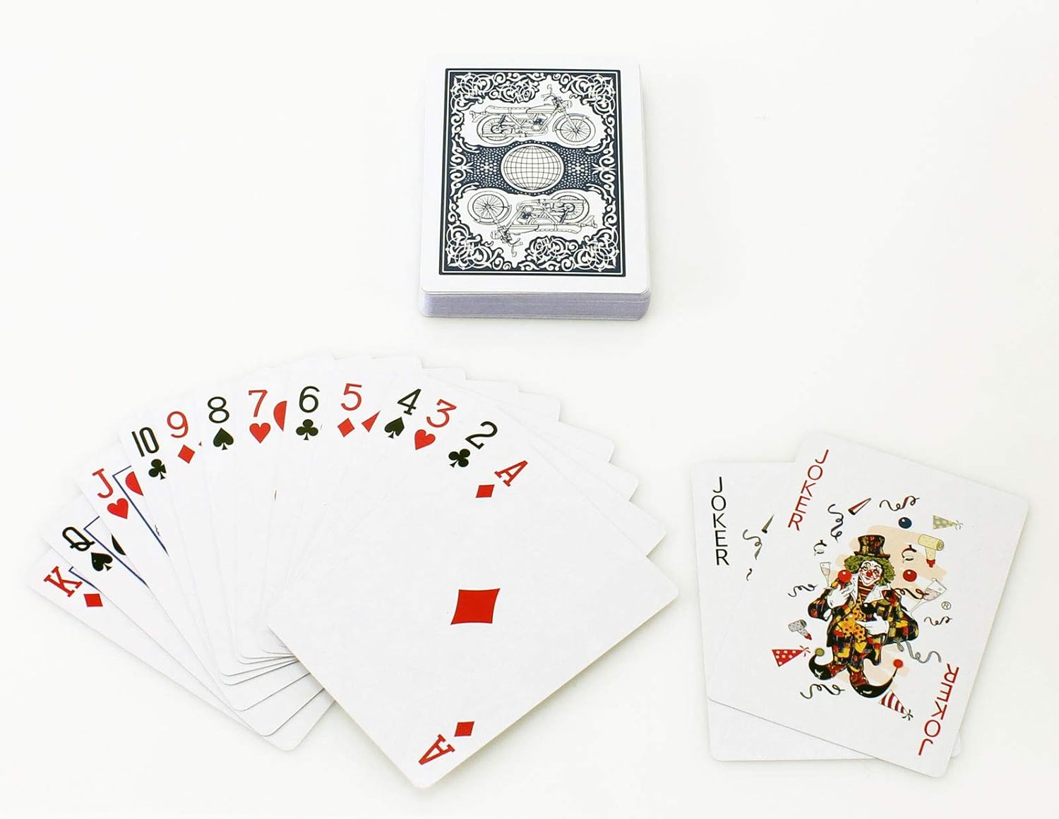 Versa Games Motor Brand Playing Cards - Poker Size Regular Index - 12 Decks