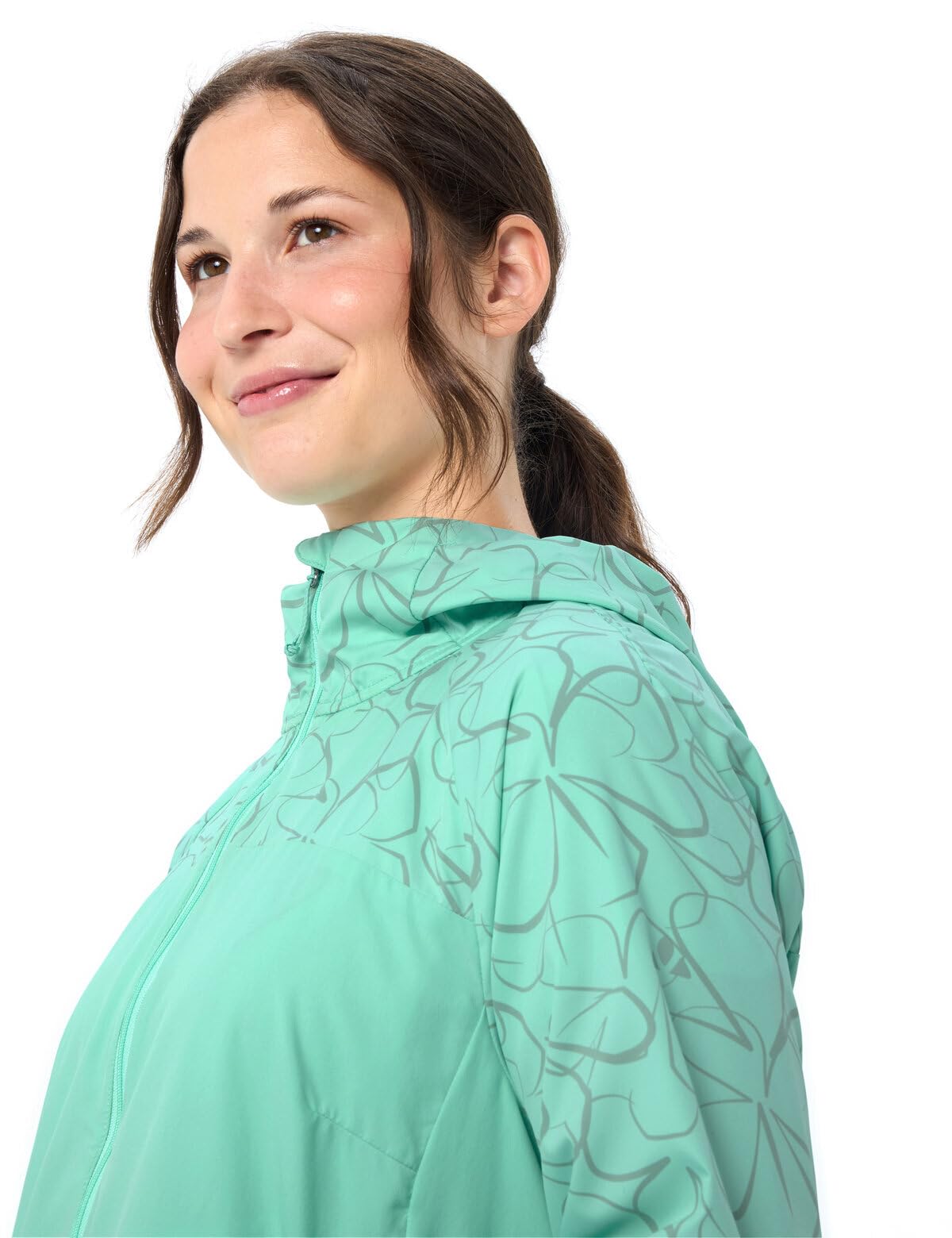 VAUDE Windjacke atmungsaktiv wasserabweisend recyceltes Polyester