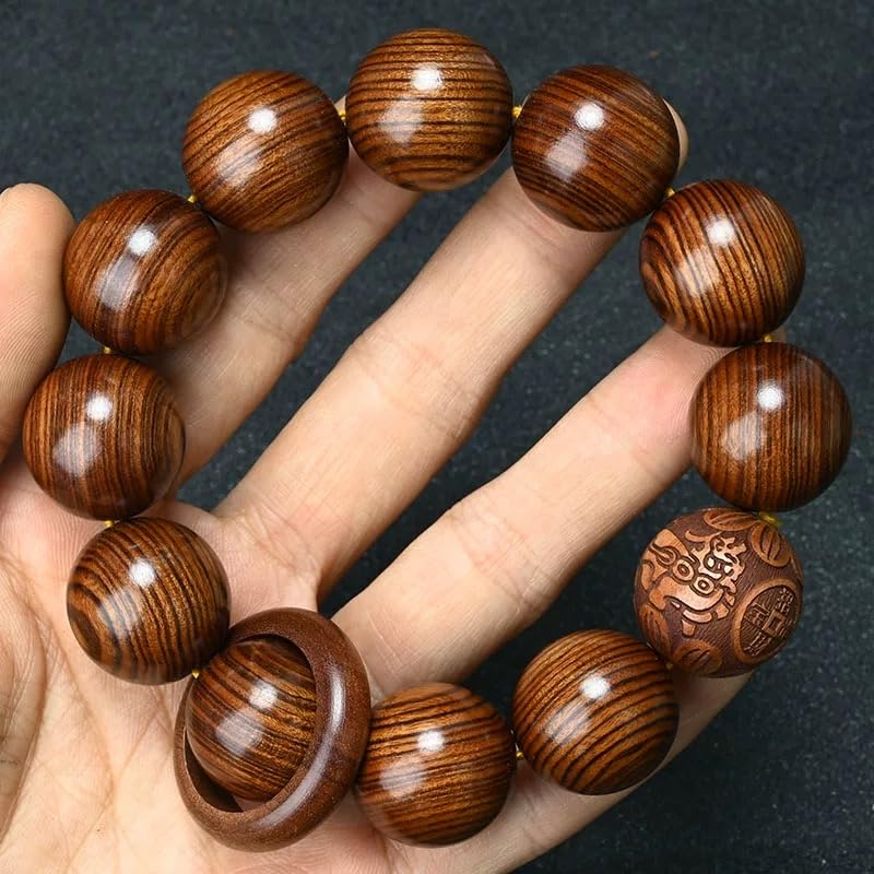 Image of Prayer Bead bracelet Mala Beaded Bracelets for Men Women 12 /15MM