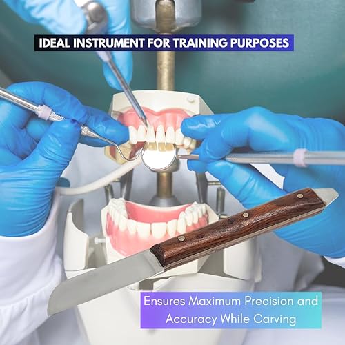 Miniatura 5 de Cuchillos mezcladores dentales Fahen - Espátula de mezcla para modelar alginato, instrumentos de laboratorio restaurador hechos de acero inoxidable,