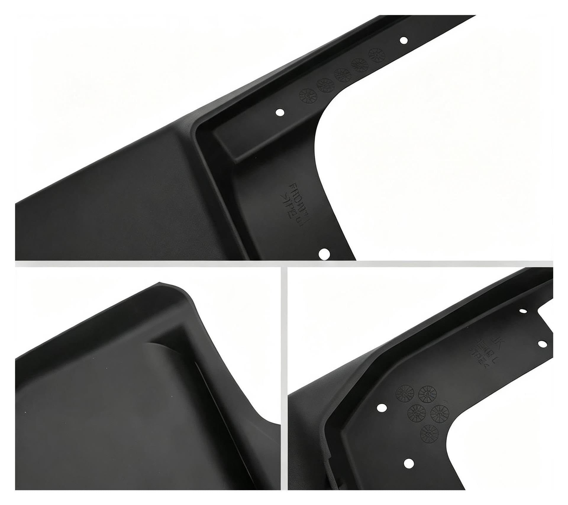 4 Pezzi per Wrangler JK 2007-2018 Parafango Paraspruzzi