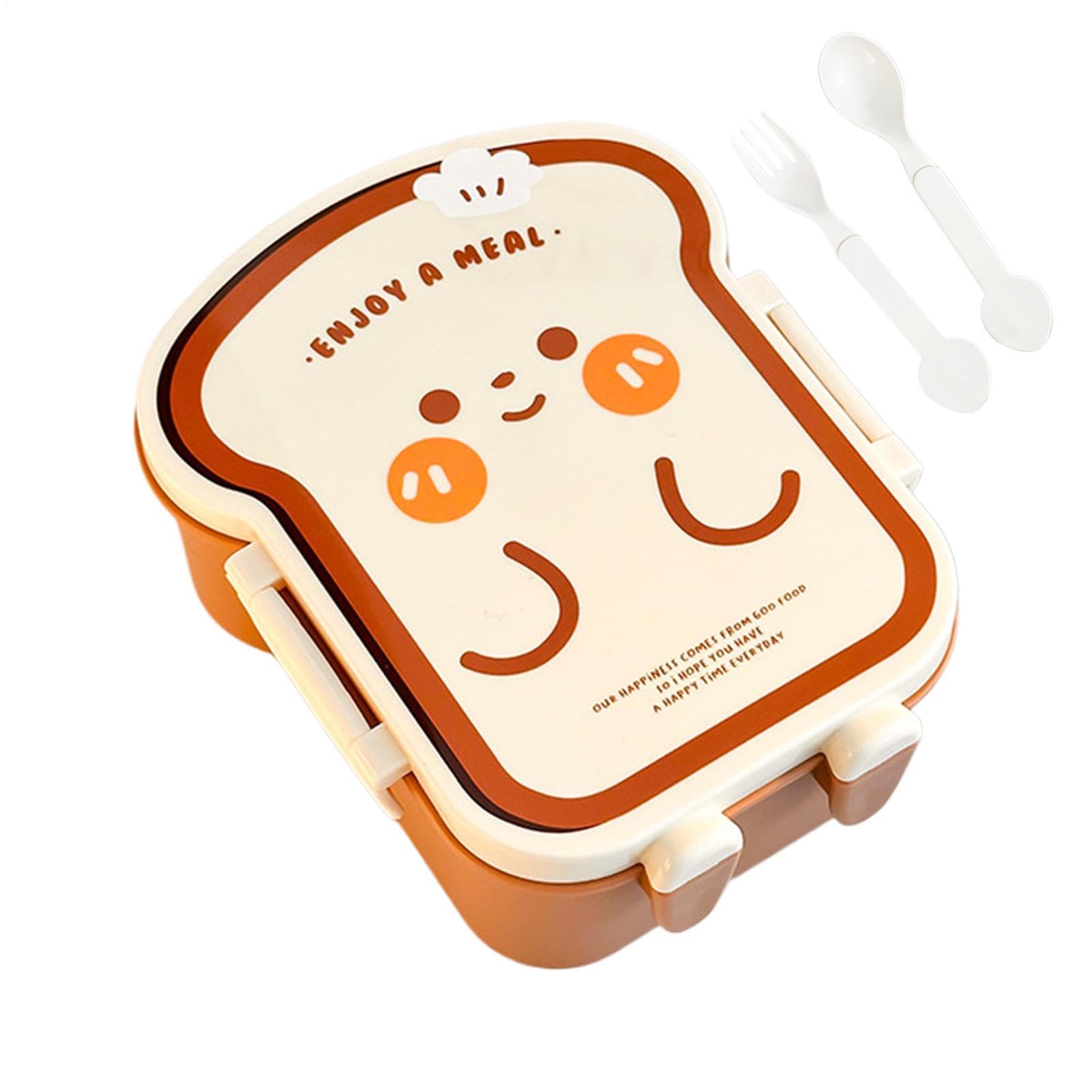 Boîte à lunch scolaire - Compartiment multiple, compatible micro-ondes, pour conserver les aliments sains et séparés, idéal pour les collations, les salades et les fruits à la maison ou à la cuis