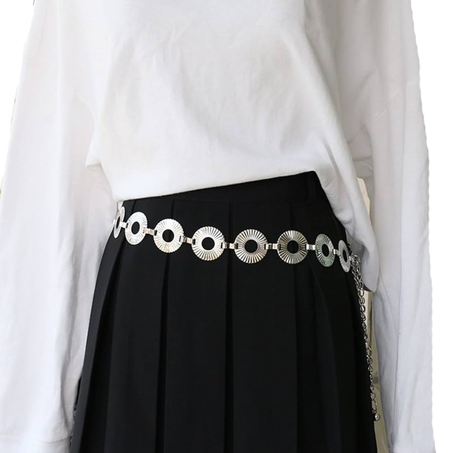 Amazon.co.jp: 腰の鎖 ファッションベルト調整可能ドレスボディ