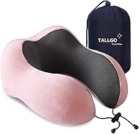 Vista 12 de Almohada de viaje TALLGO, la mejor almohada cervical de espuma viscoelástica, soporte de cabeza, almohada suave de apoyo para la cabeza para dormir