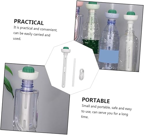 Miniatura 6 de Cabilock 1 juego de botella humidificador USB portátil mini humidificador de aire para viajes oficina y hogar diseño compacto con salida de niebla