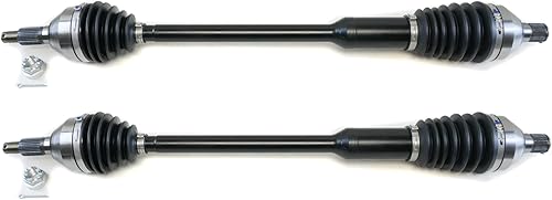 Monster XP Series Ejes CV traseros para Can-Am 705502362, izquierdo y derecho, telescopio, construido resistente, acero cromado 4340, ajuste