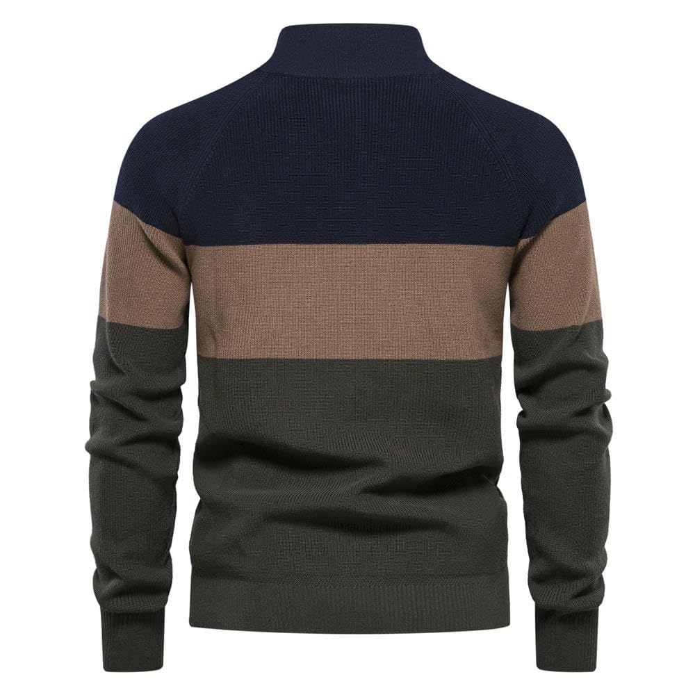 Męski sweter z dzianiny, na jesień, zimę, modny kardigan
