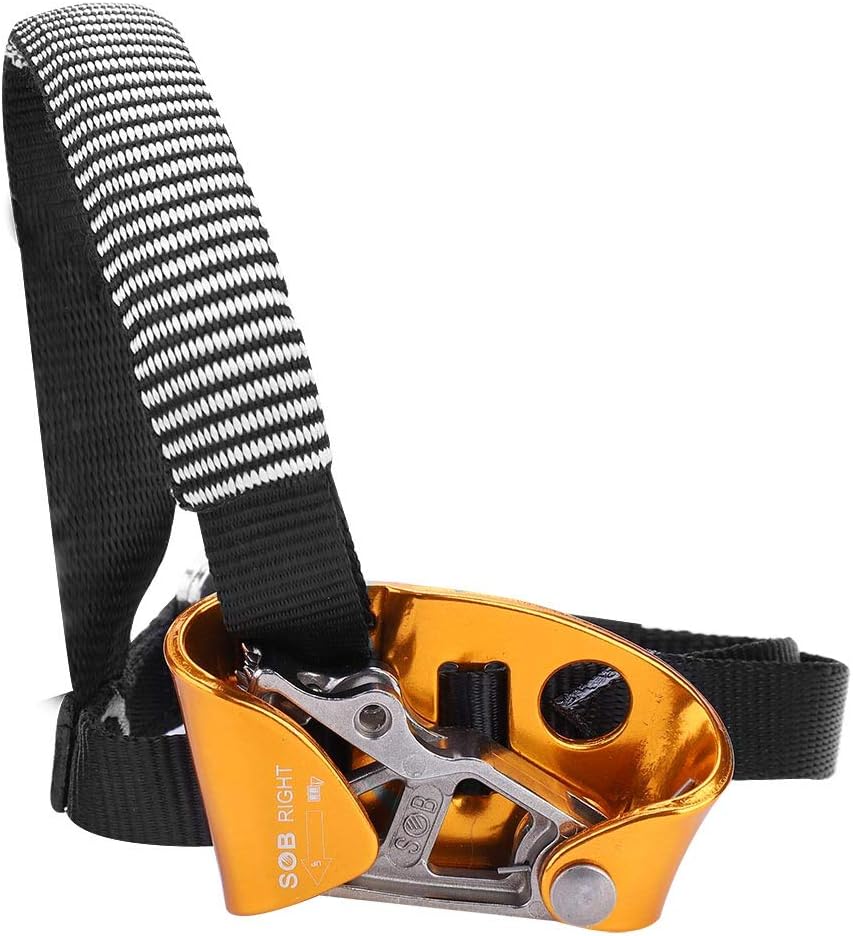 ツリークライミングギア、アーボリスト機器クライミングアセンダーアルミニウムマグネシウム合金ロッククライミング登山用。