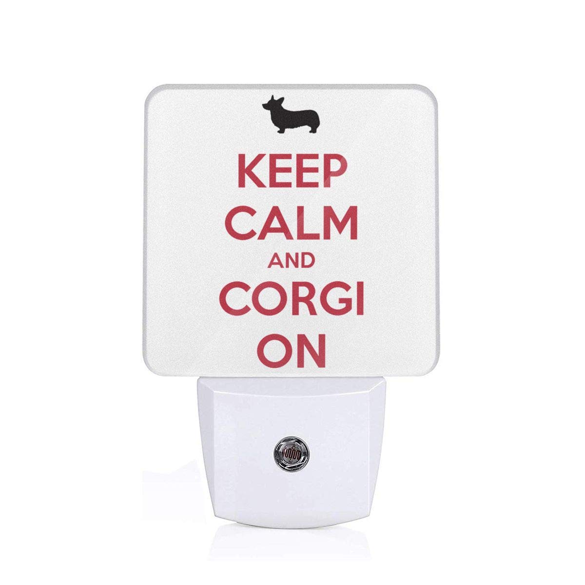 Shepinqee Nutmix Keep Calm and Corgi Maternal and Child's Room LED Night Lights