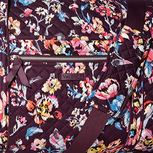 Vera Bradley Women's Vera Bradley Women s Signature Cotton Large Travel Duffel Travel Bag Indiana Rose One Size, Indiana Rose, Large 22 US