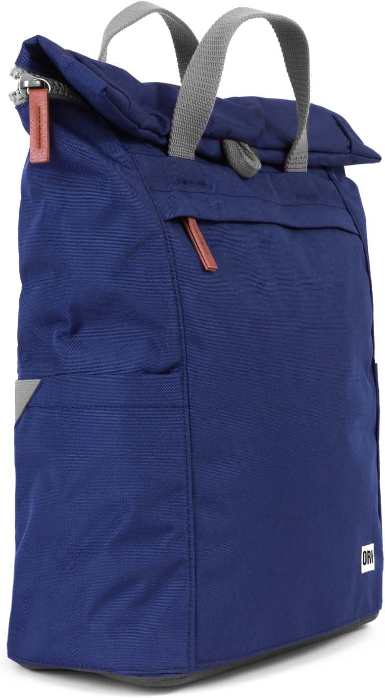 ORI LONDON Travel Backpack - Large Water-Resistant Nylon Rolltop Laptop Backpack for Men & Women - The Finchley - Mineral