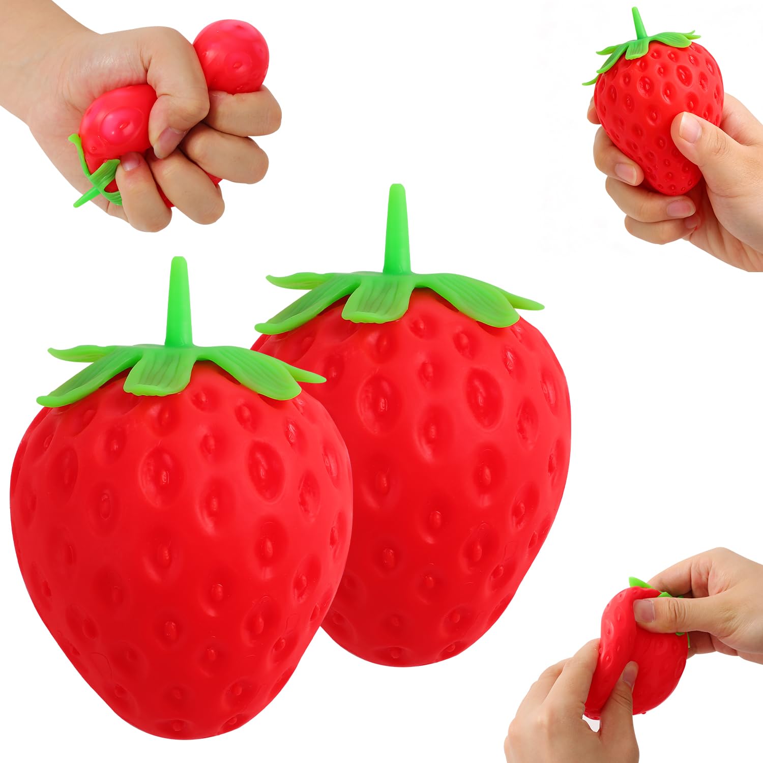 Photo 1 of Generic Strawberry Squishy Slow Rising Stress Ball