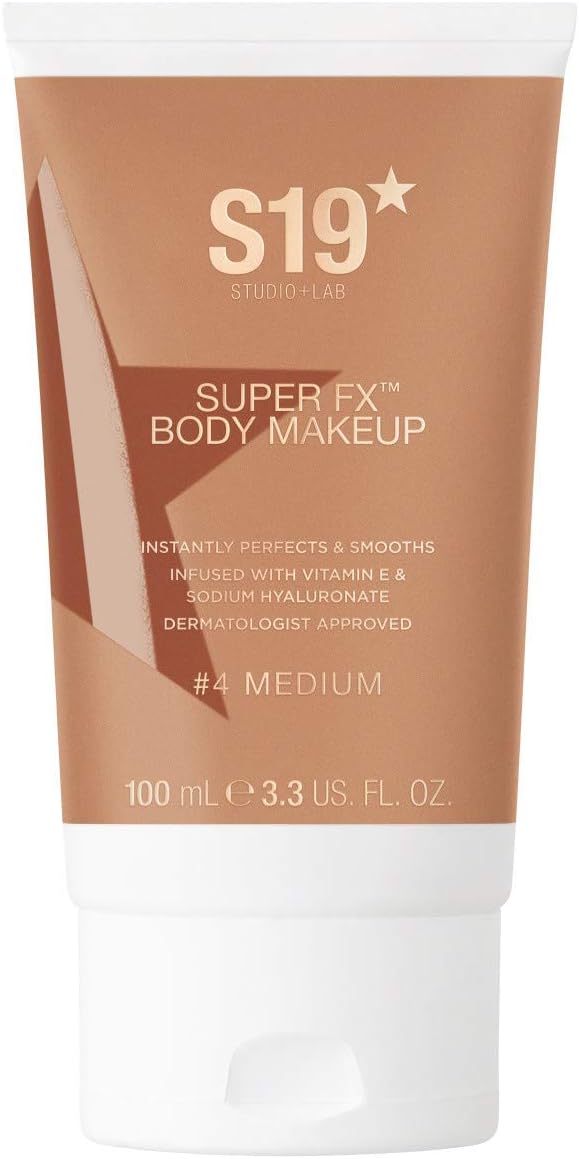 SUPER FX Body Makeup, MEDIUM - Smoothes & Evens Skin Tone & Texture, Hide Scars & Blemishes -100ml