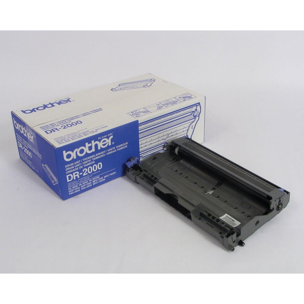 Brother Original Trommeleinheit DR-2000 (für Brother DCP-7010, DCP-7010L, FAX-2820, HL-2030, FAX-2920, DCP-7025, HL-2040, HL-2070N, MFC-7225N, MFC-7420, MFC-7820N)
