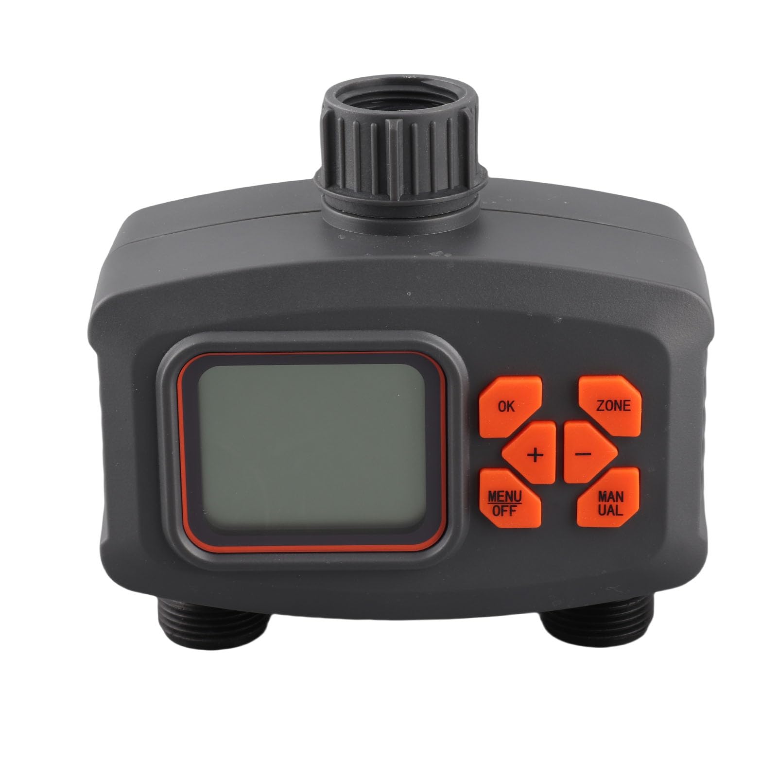 Timer Irrigatore a 2 Uscite per Giardini, Prati e Fattorie |Irrigazione Automatica Programmabile, Timer per Irrigazione con Filettatura Femmina G3/4 per Giardinieri e Viaggiatori