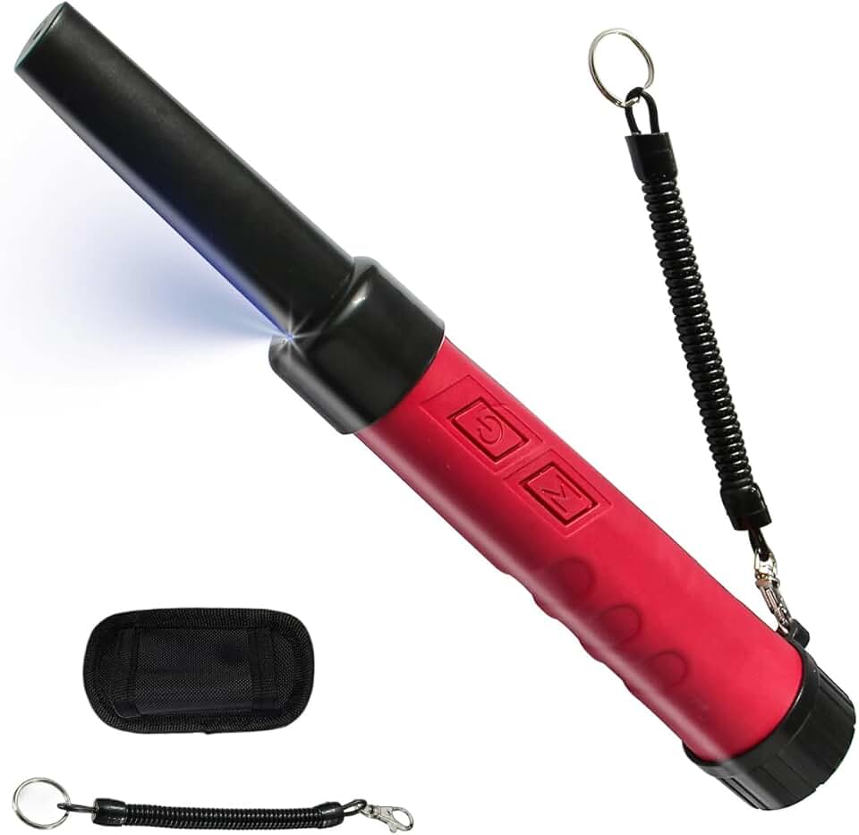 Detector Metal Luz Led Ouro Prata Prova D'água IP68 MD-880