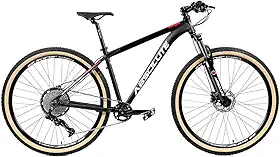 Bike Toda em Aluminio Aro 29 MTB da Absolute Nero 4 Com Freios a Disco Hidráulico Relação de 12V Pedivela single 1v Catraca K7 11/50D 12v com sistema de suspensão
