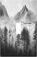 Vista 140 de Placa de pared de tortugas marinas, hierba oceánica, medusas, peces y algas marinas, placa de pared de doble palanca, cubierta de interruptor de luz