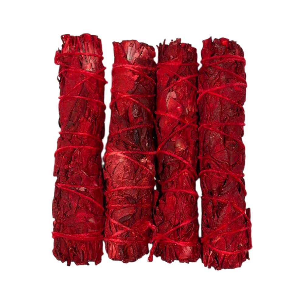 Slimline Smudge Stick, Dragon's Blood 4", Pack of 4