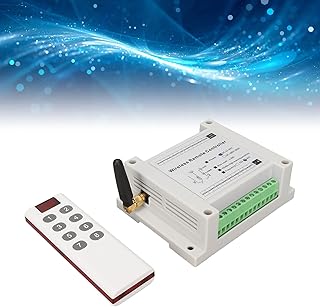 8 Channel Relay Switch Module, ABS Lamp Control Radio Switch Relay Module with Remote Control, 8CH 10A DC 12Vto 36V, Low Power Consumption for Enhanced Control