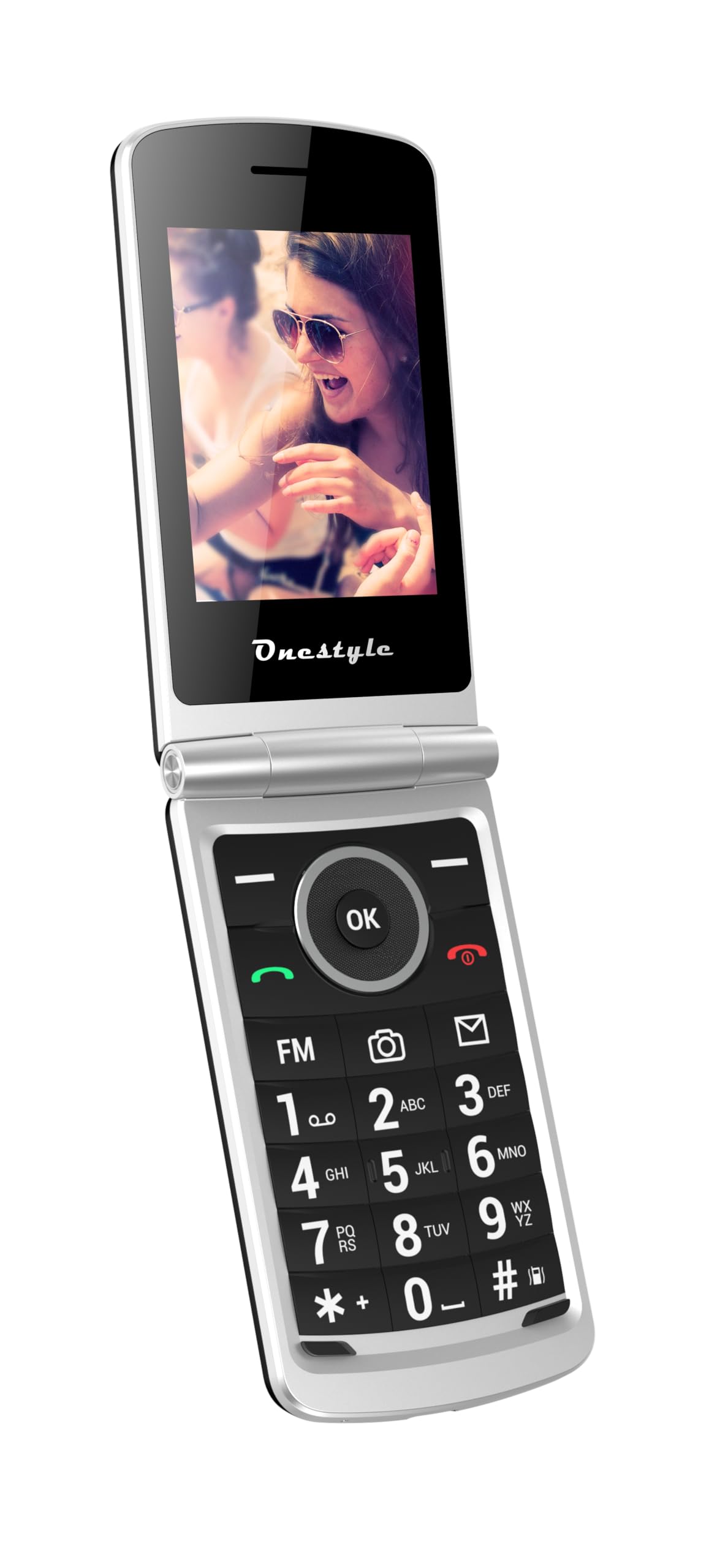 Onestyle Copper Klapphandy Dual-SIM 2,8 Zoll mit großen Tasten, sim-lock frei