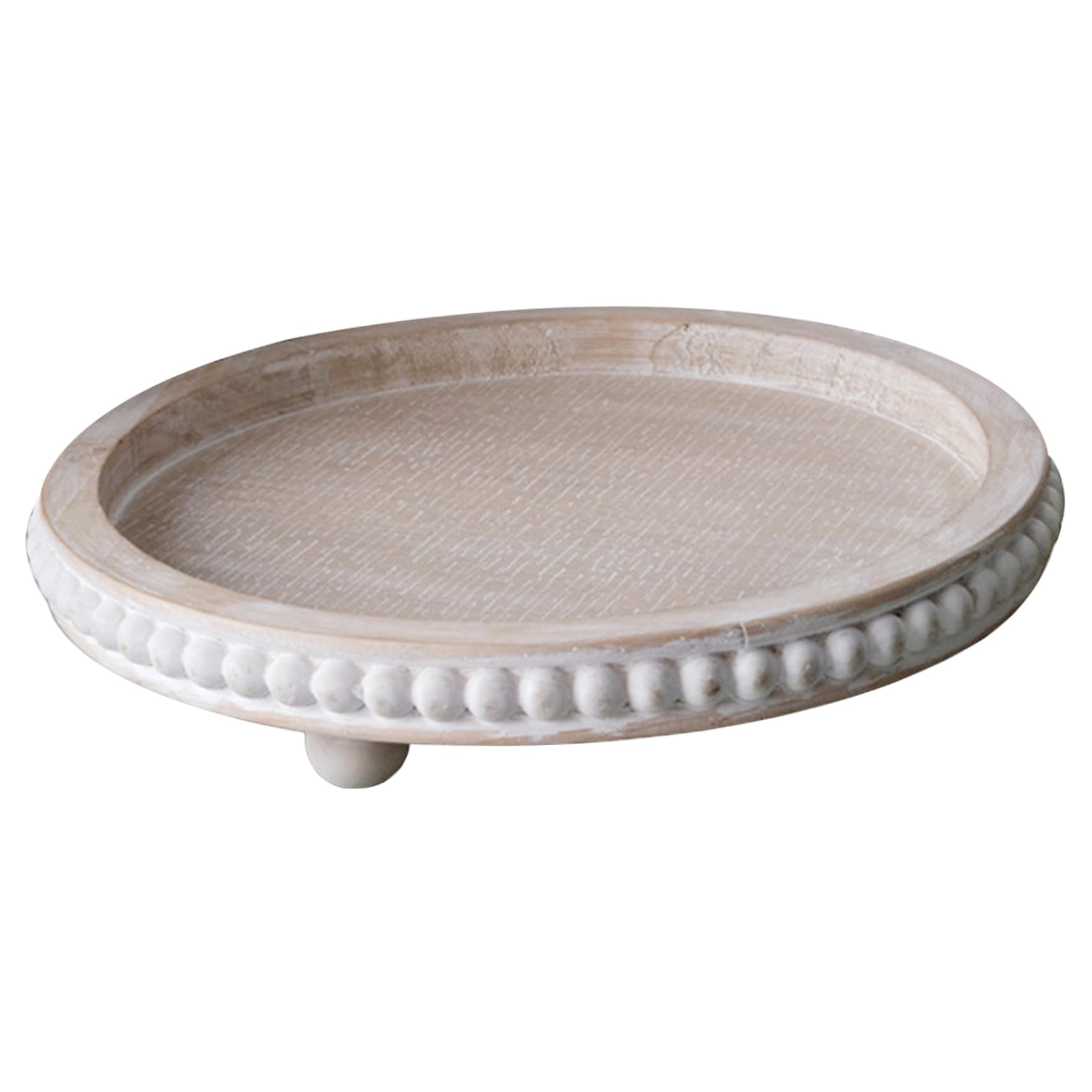 Plateau décoratif 11,8 pouces rond grand modèle pour bougie