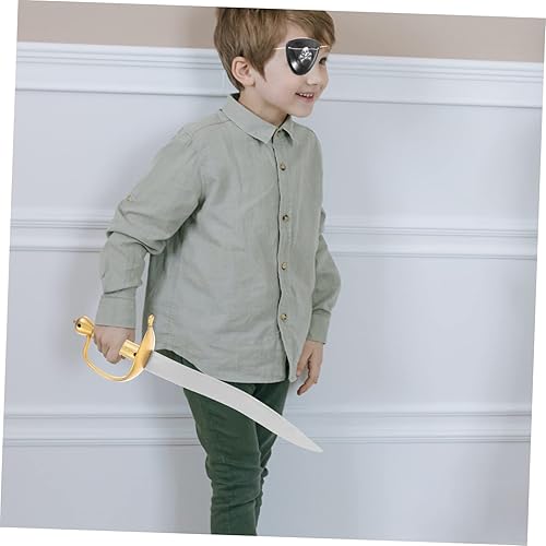 Miniatura 9 de Juego de 2 juegos de pirata, decoraciones de pirata, accesorios para niños, decoraciones de Halloween, disfraz de pirata, espada pirata para