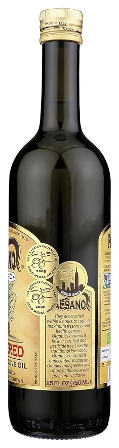 Aceite de Oliva Extra Virgen Orgánico Paesano 25 fl oz miniatura 7