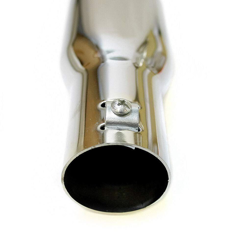 Autohobby 246 - Terminale di scarico universale in acciaio inox fino a 40 mm Ø A B C G D H J CC 3 4 5 6 7 cromato