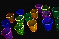 Vista 3 de DirectGlow - Vasos de chupito para fiestas (50 unidades, surtido)