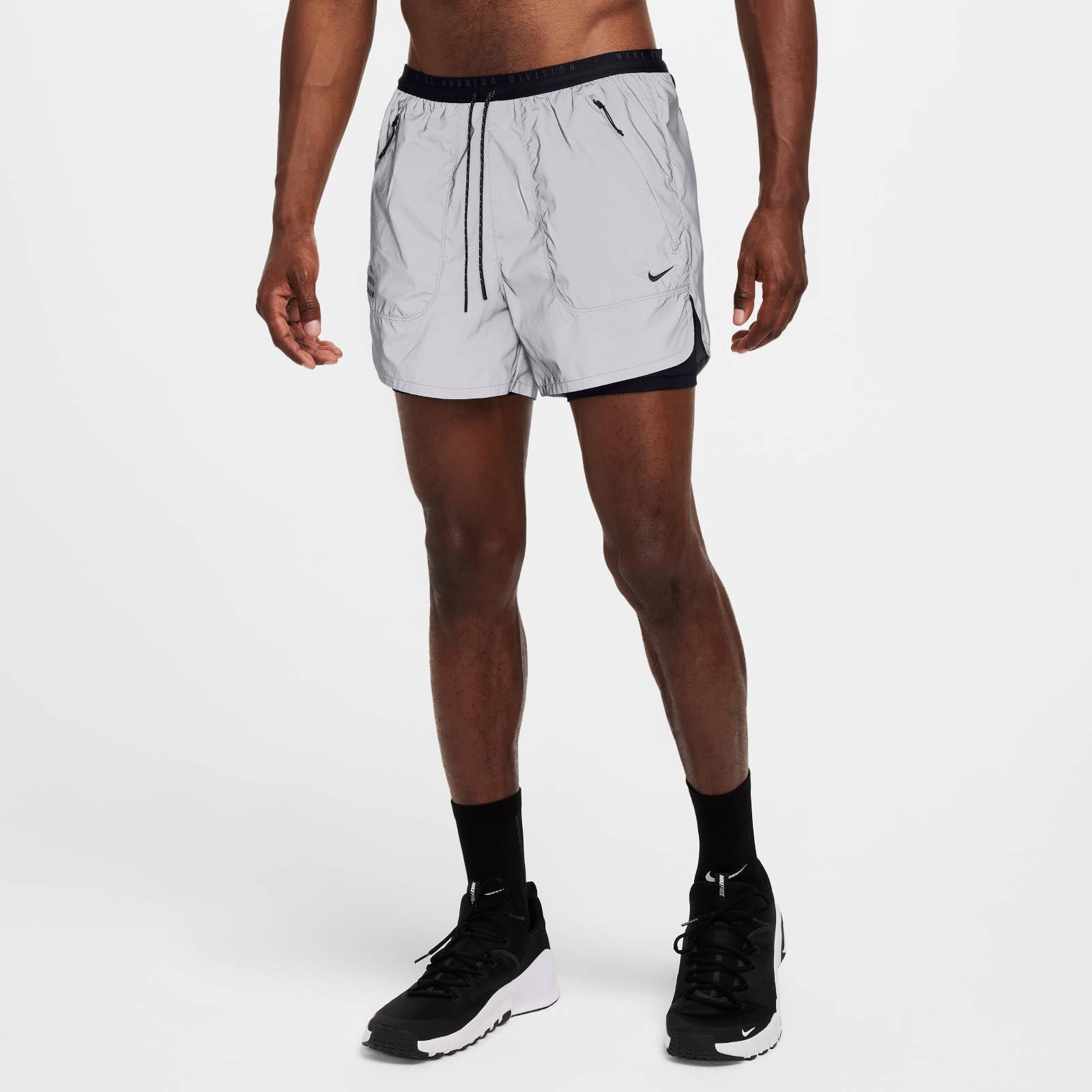 Nike - Nike Running Division Dri-Fit ADV Reflektierende 2-in-1-laufshorts (Ca. 10 Cm, Herren), Pantaloncini da Corsa 2 in 1 Uomo