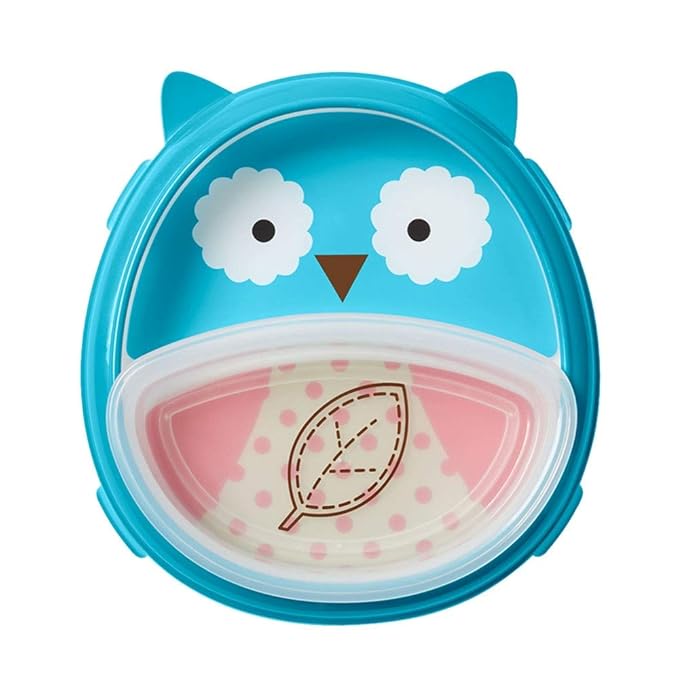 Skip Hop Zoo Eat Neat Plate and Bowl (Purple Unicorn)