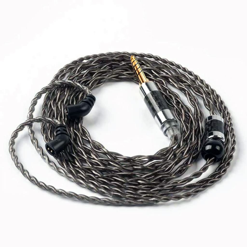 Concept Kart Blon 4 Core 4.4mm In Ear Balanced Wired Headphones Upgrade Cable with 2 pin for BLON BL-03 BLON BL-05, BL-A8, BL-Mini