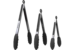 Popco Silicone Kitchen Cooking Tongs, Your Hearty Kitchen Companion