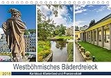 Westböhmisches Bäderdreieck - Karlsbad, Marienbad und Franzensbad (Tischkalender 2018 DIN A5 quer): Charmante Kurorte zum Entspannen (Monatskalender, 14 Seiten ) (CALVENDO Orte) - Melanie Viola