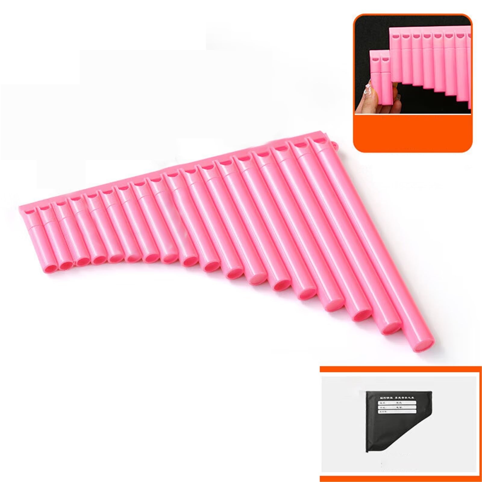 Instrumento De Práctica Profesional Flauta Pan 18 Tubos Para Principiantes Flauta Pan