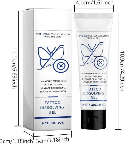 Taattoo Removal Creaam Fast And Effective Removal Absorption No Care Gel Gently Cleanses And Skin Moisturizing Skin Care Gel 30g/1oz - 3