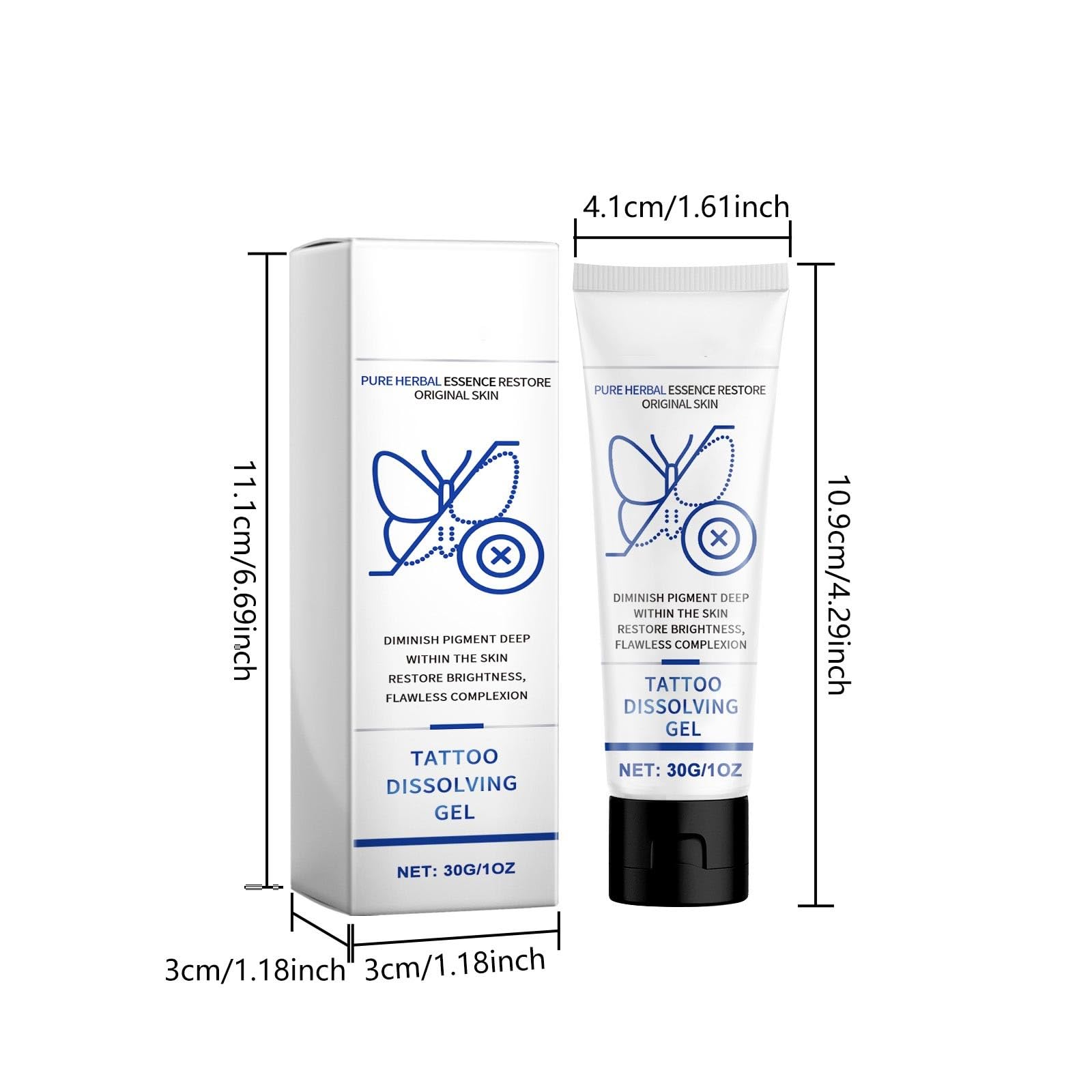 Taattoo Removal Creaam Fast And Effective Removal Absorption No Care Gel Gently Cleanses And Skin Moisturizing Skin Care Gel 30g/1oz — view 3