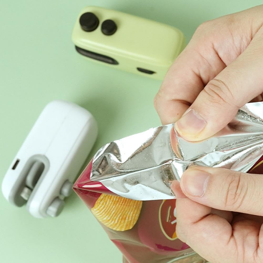 USB-Beutelversiegler Mit Cutter – Handlich, Wiederaufladbar, 3 Temperaturstufen