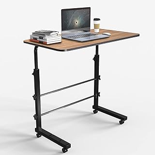 DHRUVINE Multi-Purpose Sofa Side Height-Adjustable Laptop Table with Docking for Tablet, Study Table, Portable, Ideal for Price In India