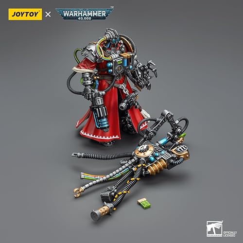 Miniatura 7 de LEBOO JOYTOY Warhammer 40k 118 Figura de acción Adeptus Mechanicus Skitarii Marshal 4.88 pulgadas de altura modelos de juguete Joy